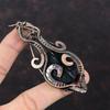 Black Tourmaline Rough Pendant Copper Wire Wrapped Pendant Handmade Pendant Copper Jewelry Gift For Her Gemstone Pendant Wire Design Jewelry
