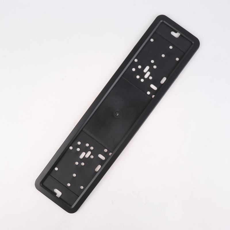 1Pcs Standard License Plate Stainless Steel Metal Frame Cover Ru Ua Eu Number Plate Holder Black License Plate Holder Mount