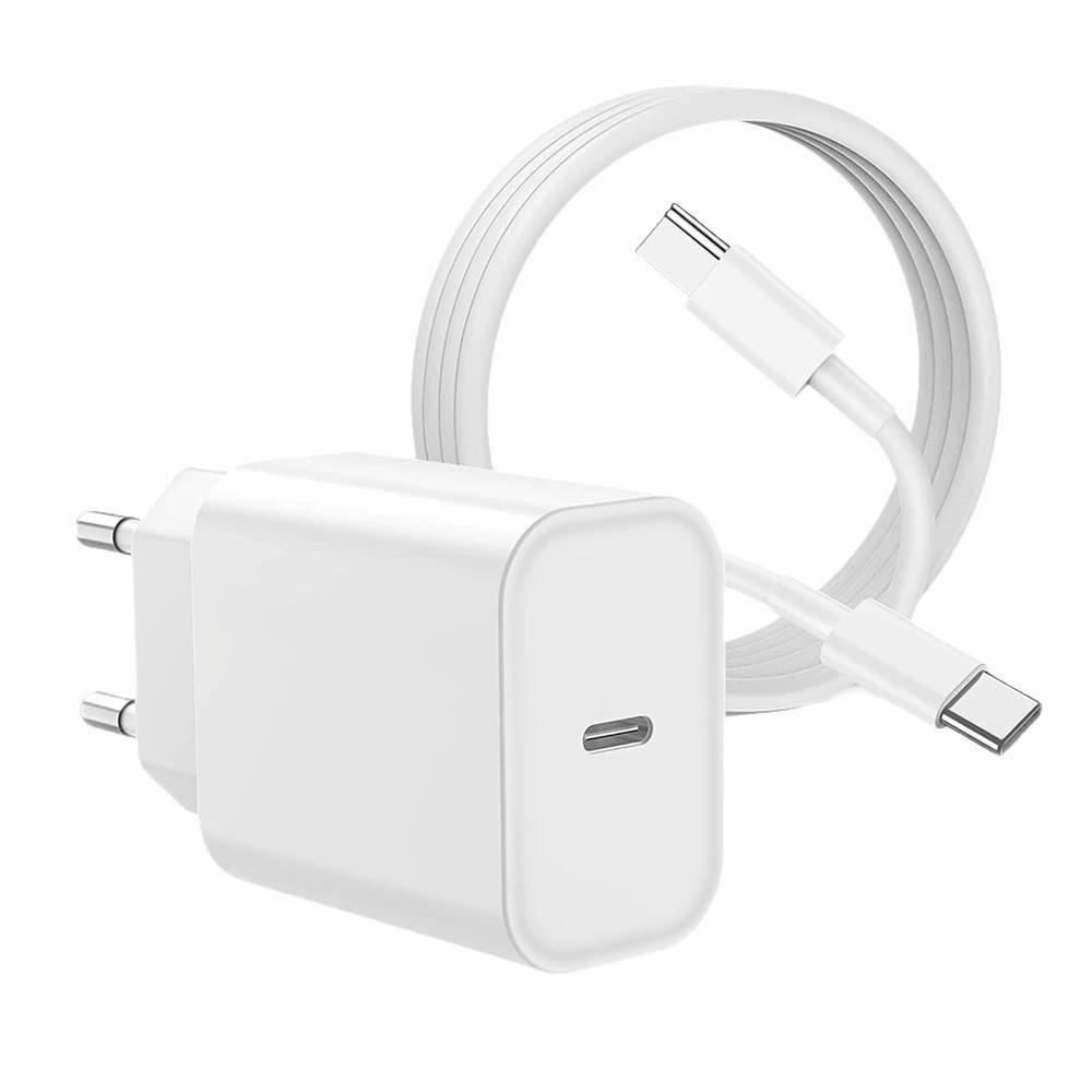 PD20W EU Fast Charger for Xiaomi, Samsung, Apple 17/16/15 Pro Max