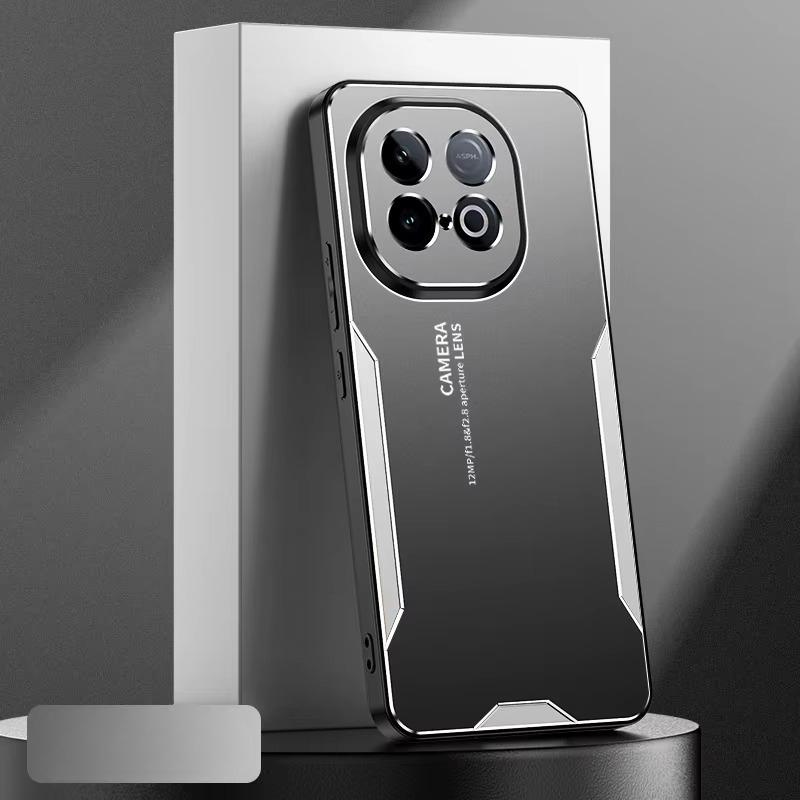 

Для VIVO IQOO Z10 Turbo Pro Роскошный алюминиевый сплав металлический противоударный бампер камера защитный чехол для телефона задняя крышка для Iqoo Z10 Turbo Capa vivo iQOO Z10 Turbo серебряный