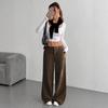 Womens Wide-Leg Corduroy Pants Loose Fit Casual Trousers With Stretch Comfortable Fall Winter 2026