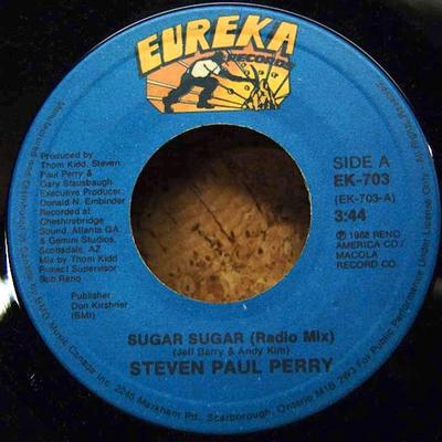 7-Zoll-Schallplatte STEVEN PAUL-PERRY - Sugar Sugar (Radio-Mix) / Sugar Sug EK703 Eureka Records 1988 Kanada Dance & Electronica Gebraucht