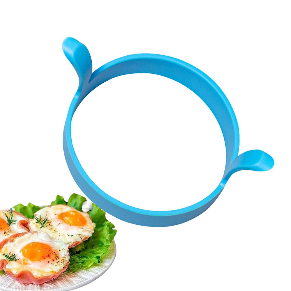 Silicone Egg Rings Circular Egg Frying Mold Non-Stick Reusable Pancake Shaper Silicone Kitchen Gadgets For Commercial Use