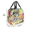 Candy Candy Candice Anime Manga Girl Thermal Insulated Lunch Bag Nime And Terence Portable Lunch Container for School  Food Box