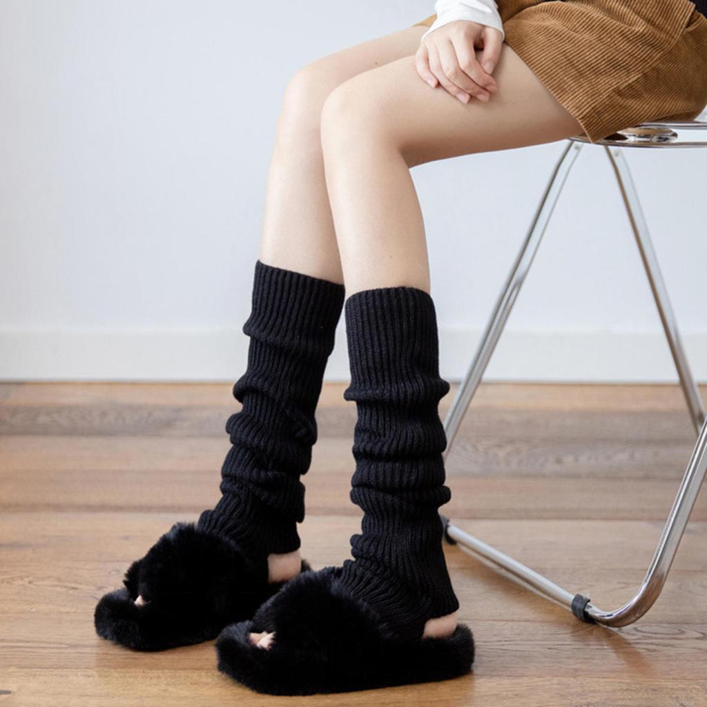 Warmers Winter Thicken Autumn and Winter Warm Knitted Socks Wool Crochet Fashion Women Long Leg Warmer