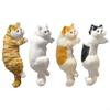 KX4B Simulation for Cat Pendant Plush Animal Art for Doll Ornament Desk Decor for Home Bedroom Living Room Decoration Gift