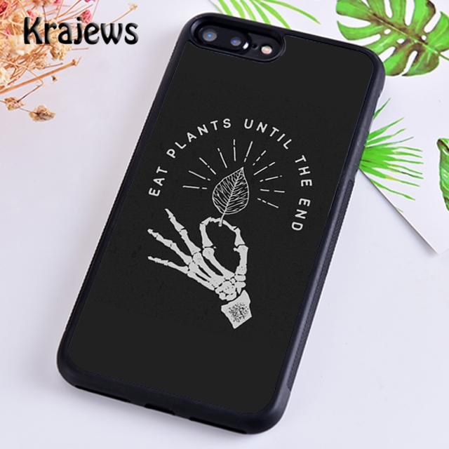 Krajews Love Animal Vegan Quotes Soft Phone Case Cover For iPhone 17 Air 16 15 14 plus 11 12 13 pro max coque Fundas