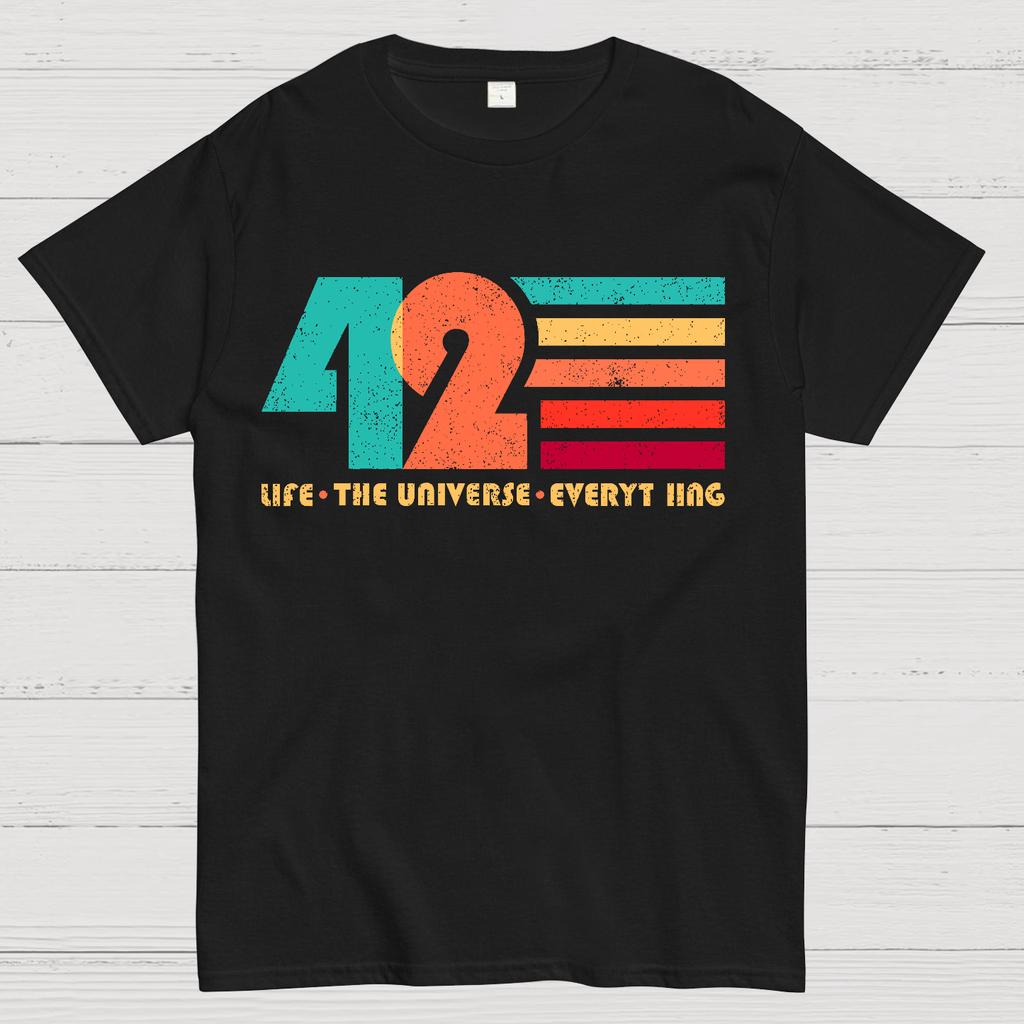 The Answer Is 42 Unisex 100% Cotton Summer Casual Cool Loose T-Shirt