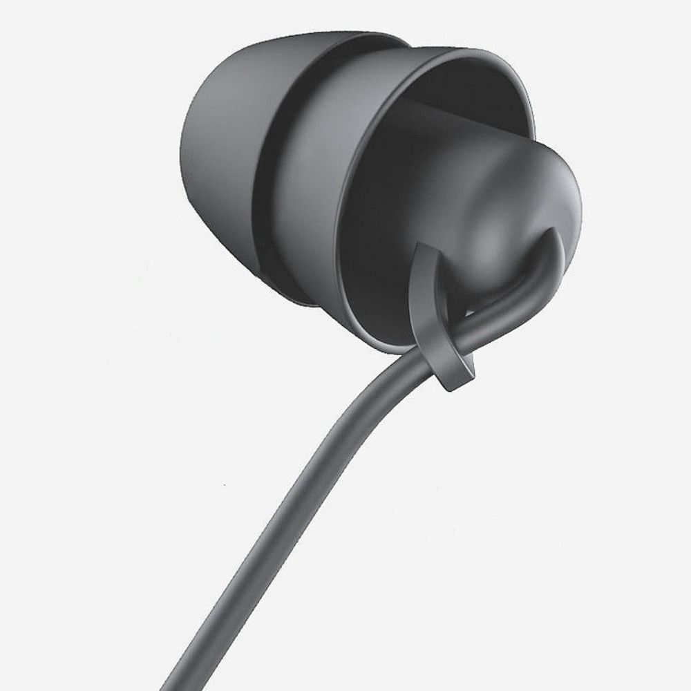 Heavy Bass Single Side Earphone Flexible Cable Single Headphones 3.5mm Spring Earphones Tablet PC