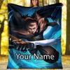 Custom Name Vox Machina Theme Printed Blanket - Perfect for Couch, Bed, Travel & Outdoor Use | Machine Washable, Cozy & Durable.