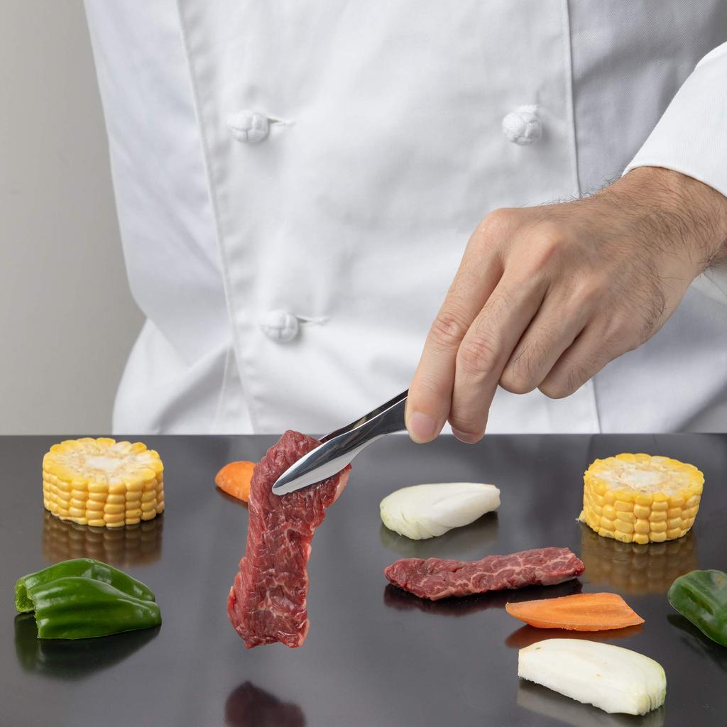 Endo Shoji TKG Zange Yakiniku Zange 28cm Aus rostfreiem Stahl und rostbeständig Die Spitzen der Zange berühren den Tisch nicht und sind daher hygienisch