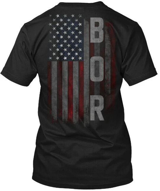 

Bor Family American Flag T shirt Made in the USA Size S to 5XL M