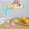 Household Telescopic Funnel Kitchen Packaging High Temperature Resistant Funnel Mini Folding Funnel Kitchen Tools 4 Colors 1 Pac