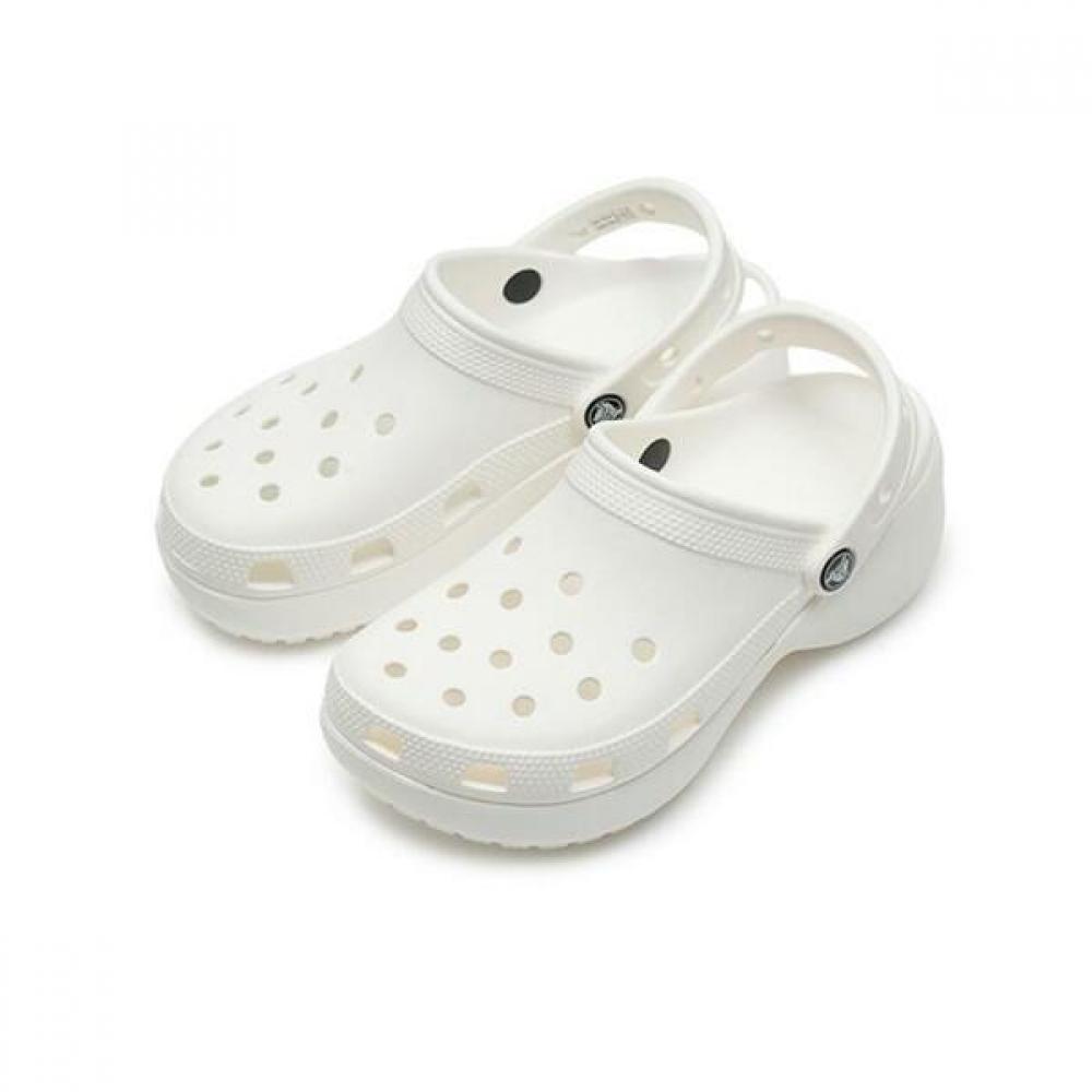 

Crocs Классические сабо на платформе, белые 206750 100 230
