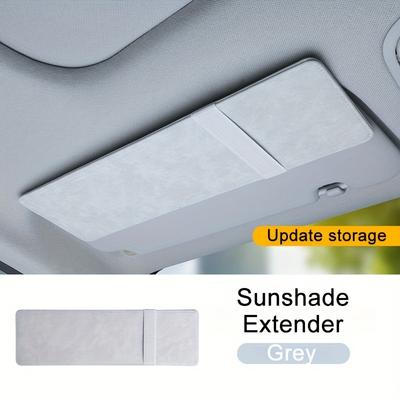 Universal Car Sun Visor Extension,Foldable Windshield Sun Shade,Sun Visor Storage Accessories,Fashion Glasses Storage Accessorie