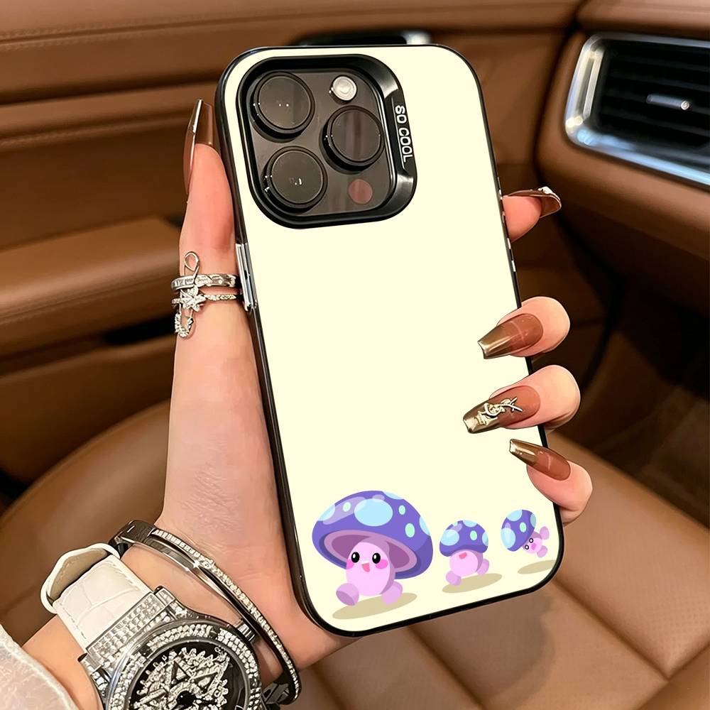 Game Adopt Me  For iPhone 17 16 15 14 13 12 11 Pro Max XS  17 Air Silicone Colored Silver Bumper Cover