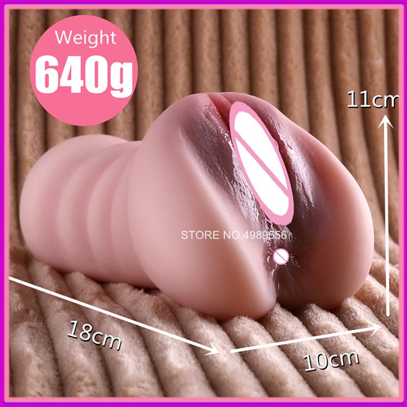 Realistic Vagina Sex Toys For Men Male Masturbator 18 Pocket Pussy Anus Silicone Vaginal Masturbation Cup Adult Product Sex Shop