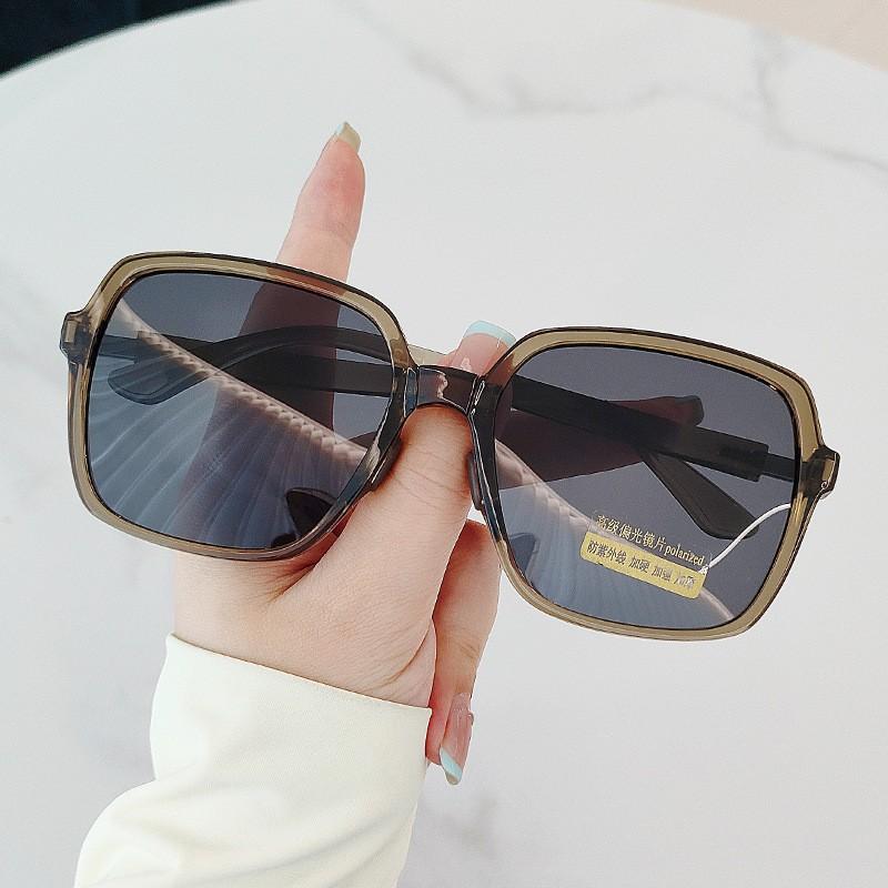 New Foldable Large Frame Polarized Sunglasses for Women with Advanced UV400 Protection and Sunscreen Eyeglasses Men Sun Glasses