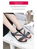 H1109-A2 Women's Lightweight Sporty Sandals - Comfortable, Elastic Band, Plus Size, Summer 2025