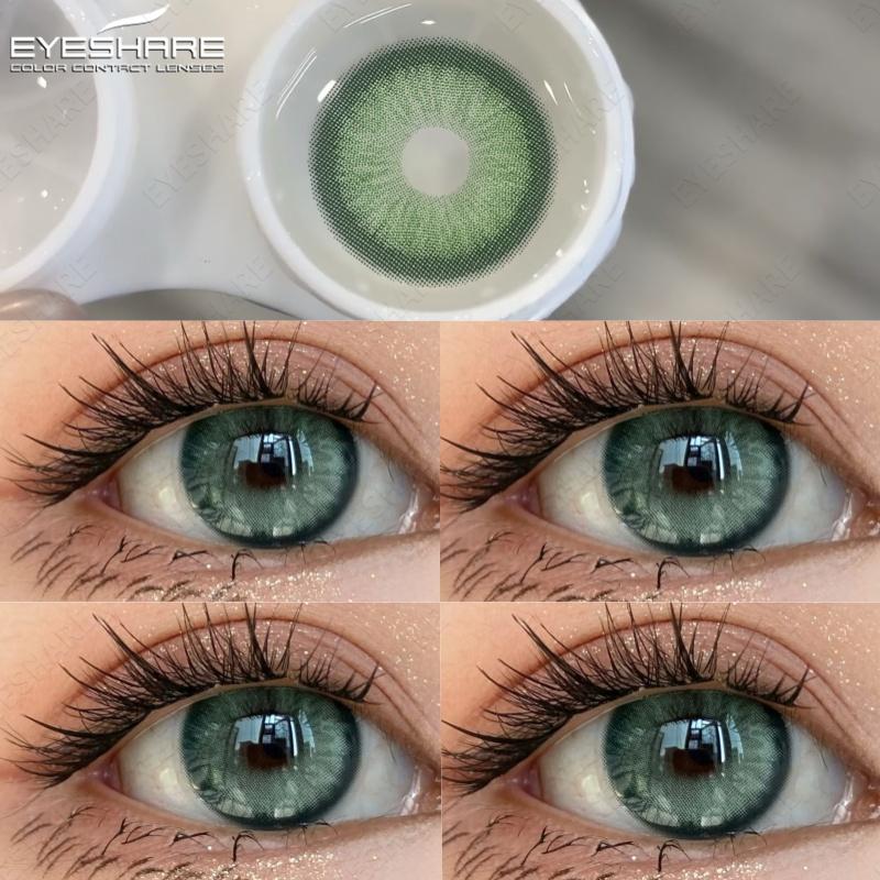 Eyeshare Contact Lenses For Eyes Doll Eye Bubble Soft Contact Lens Case Makeup Yearly Contacts