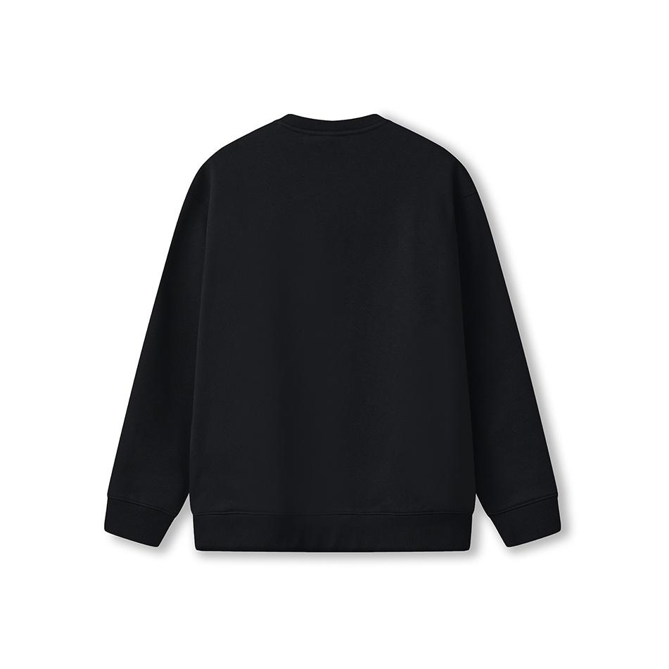 FILA Original Simple Classic Casual Soft Comfortable Loose Pullover Sweatshirt Unisex sweatshirt F51U549202F-BK