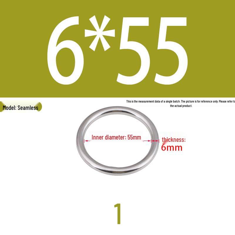 304 Stainless Steel Seamless O-Ring for Lifting and Hammock Yoga Connection