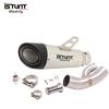 For BMW S1000XR 2015 2016 2017 2018 2019 Carbon Fiber Muffler Mid Link Pipe Motorcycle Exhaust Escape Full System 51mm DB Killer