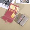 Fashion PU Leather Women Short Wallet Multi-Cards Leaf Tassels Slim Small Wallet Hasp Design Card Bag Holder Women Girls