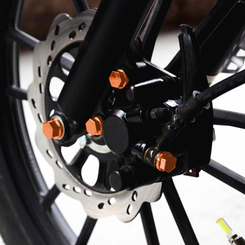 Nut Cover For Motorcycle 5 Colors Motorcycle Screw Cover 30PCS/Set Motorcycle Screw Nut Bolt Covers Rustproof Motorcycle Screw