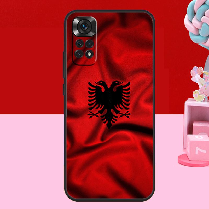 Albania Albanians Flag Case For Xiaomi Redmi Note 11 10 12 13 14 15 Pro Plus Redmi 15 C 14C 10C 12C 13C Soft Cover