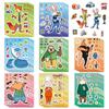 8Sheets Zootopia Judy Nick Make A Face Puzzle Stickers Kids Make Your Own Diy Game Children Jigsaw Education Toys