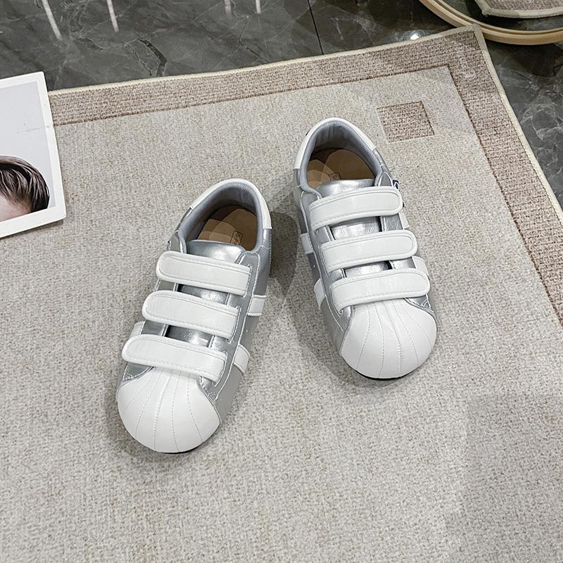 Ugly Cute Shell Head Woman Autumn and Autumn New Flat Bottom Inner Height-increasing Sports Shoes Casual Board Shoes
