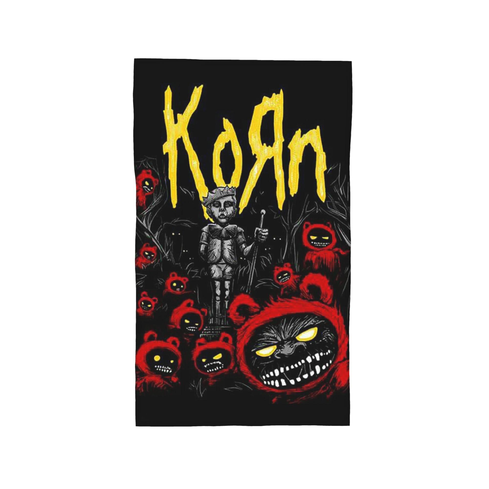

Korn Rock Band Logo Soft Face Towel Quick Dry Pool Bath Cotton Towels Absorbent Quick W40*H60(CM)