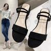 Moda Nowe Damskie Sandały Grube Obcasy Klapki Letnie Sandały Eleganckie Buty Damskie Kapcie Duży Rozmiar 34-42 Moda Letnie Sandały Damskie
