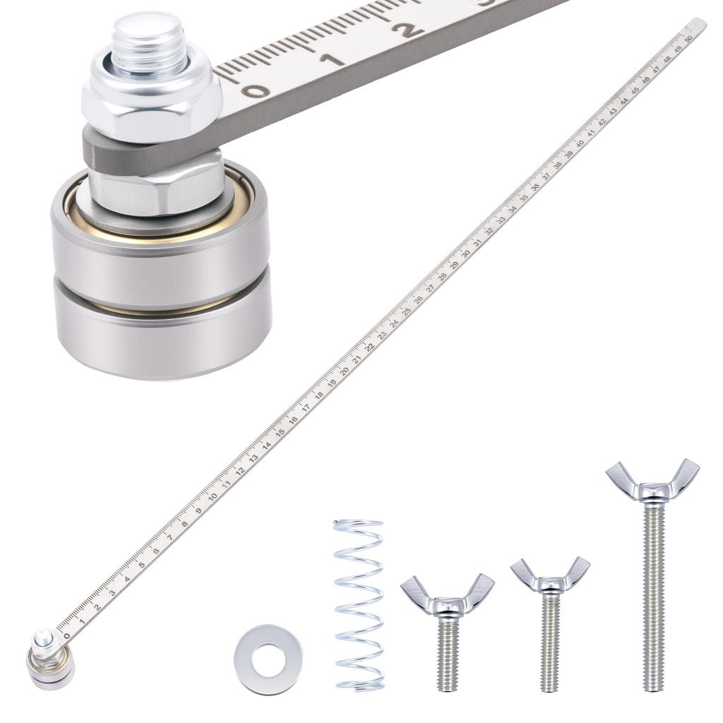 Adjustable Circular Saw Guide Rail Electric Positioning Caliper Stainless Steel Multi-Bearing For Accurate Wood Board Cuts