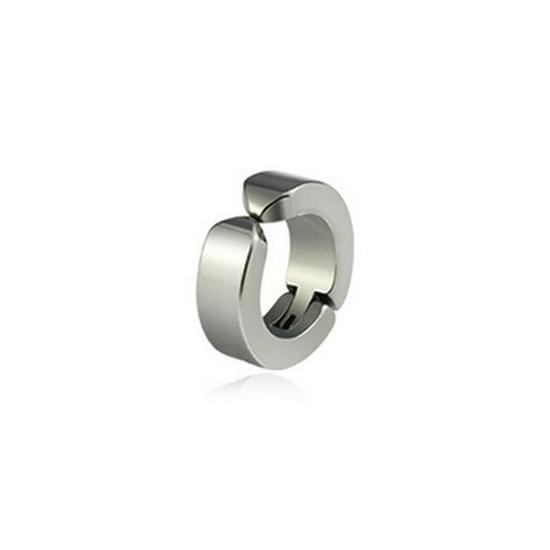 Men s Stainless Steel Ear Cuffs: Versatile, No-Piercing Korean Style Clips for Cartilage and Earrings