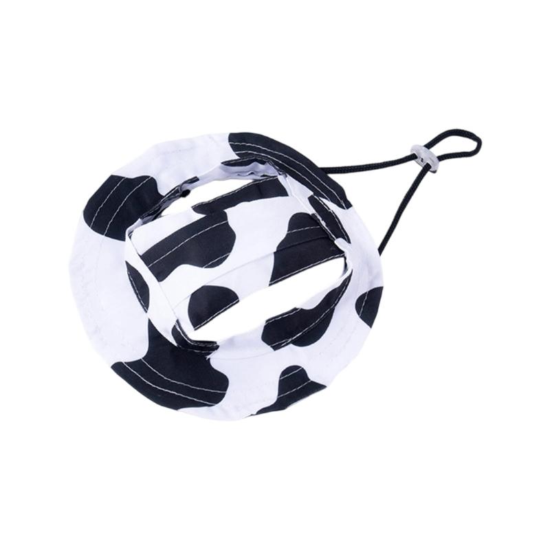 

Breathable Headgear Sun Hat For Small Pet Dogs Cats Wide Brimmed Summer Outdoor Accessories M