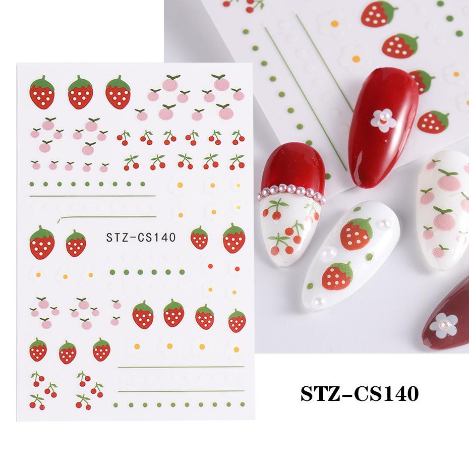 Наклейка для наращивания ногтей Пудра Румяна Love Red Halo Dye Постепенный натуральный — фото 10