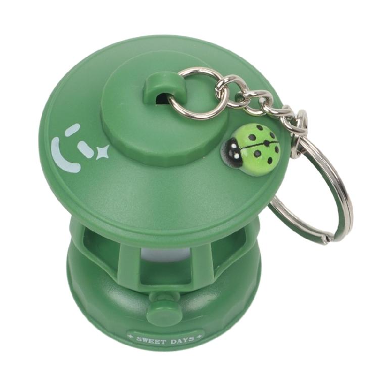 Waterproof Retro Lantern Pendant Orange Strap Vintage Lantern Keychain Pendant Suitable For Explorers And Campers