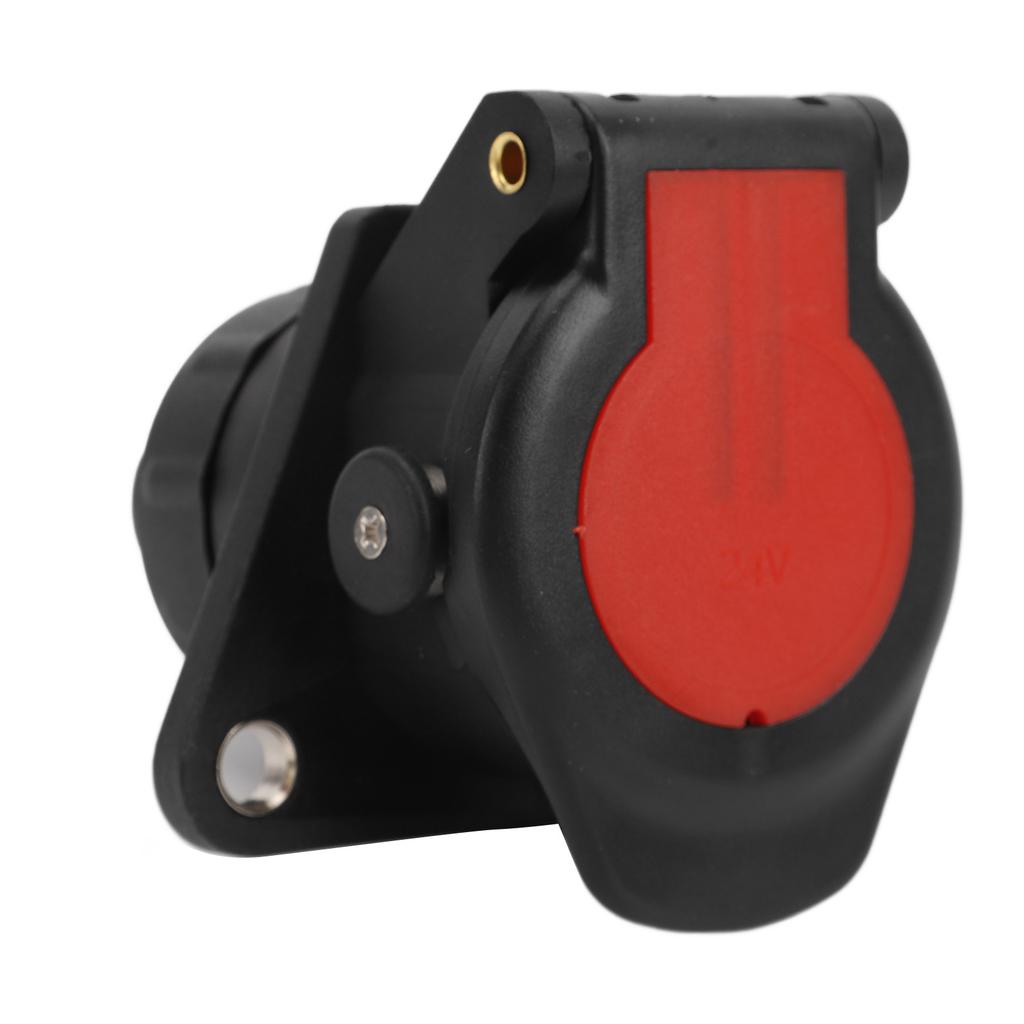 15pin Trailer Plug Socket 24V 15pin Trailer Connector Adapter Stable Performance for  Boat RV Trailer Adapter Plug Socket