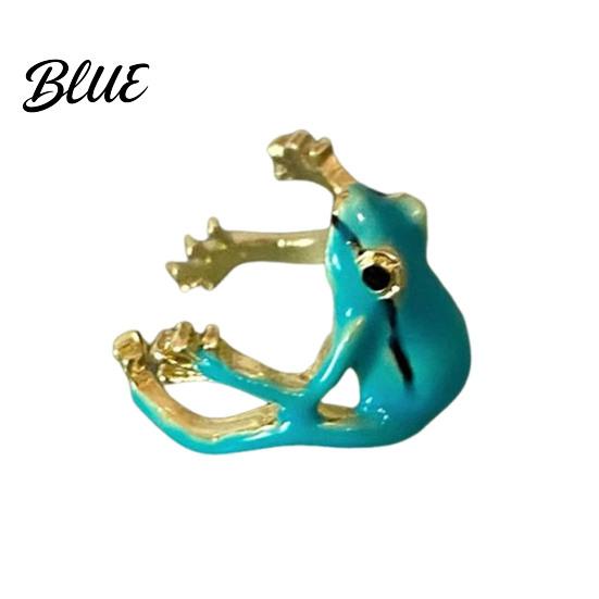Animal Design Ring 1/3Pcs Frog-Shaped Set Alloy Electroplated Finger Frog