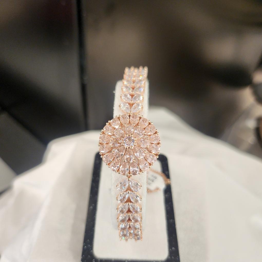 Atria Pink Sunflower B Chain Bracelet JTOERFR0049PKF