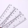 15cm 20cm 30cm Straight Ruler Transparent Plastic Ruler Drawing Tool Desk Accessories Student Stationery School Office Supplies