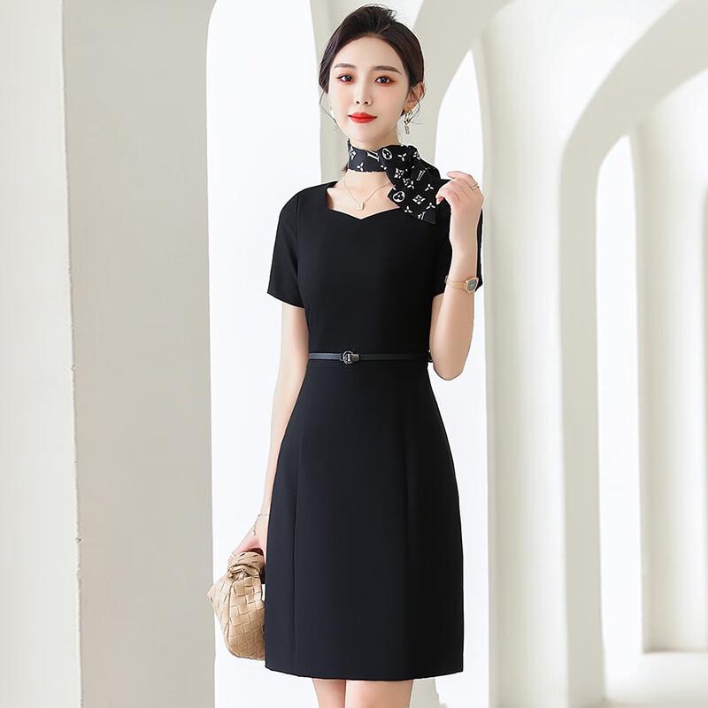 KASAYE Summer Professional Short Sleeve Dress