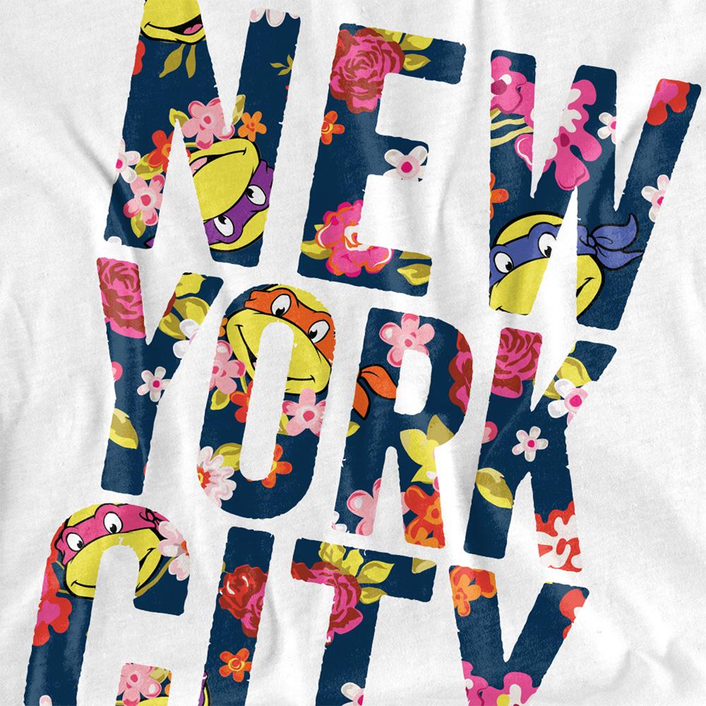 Teenage Mutant Ninja Turtles Unisex Adult New York City Faces T-Shirt