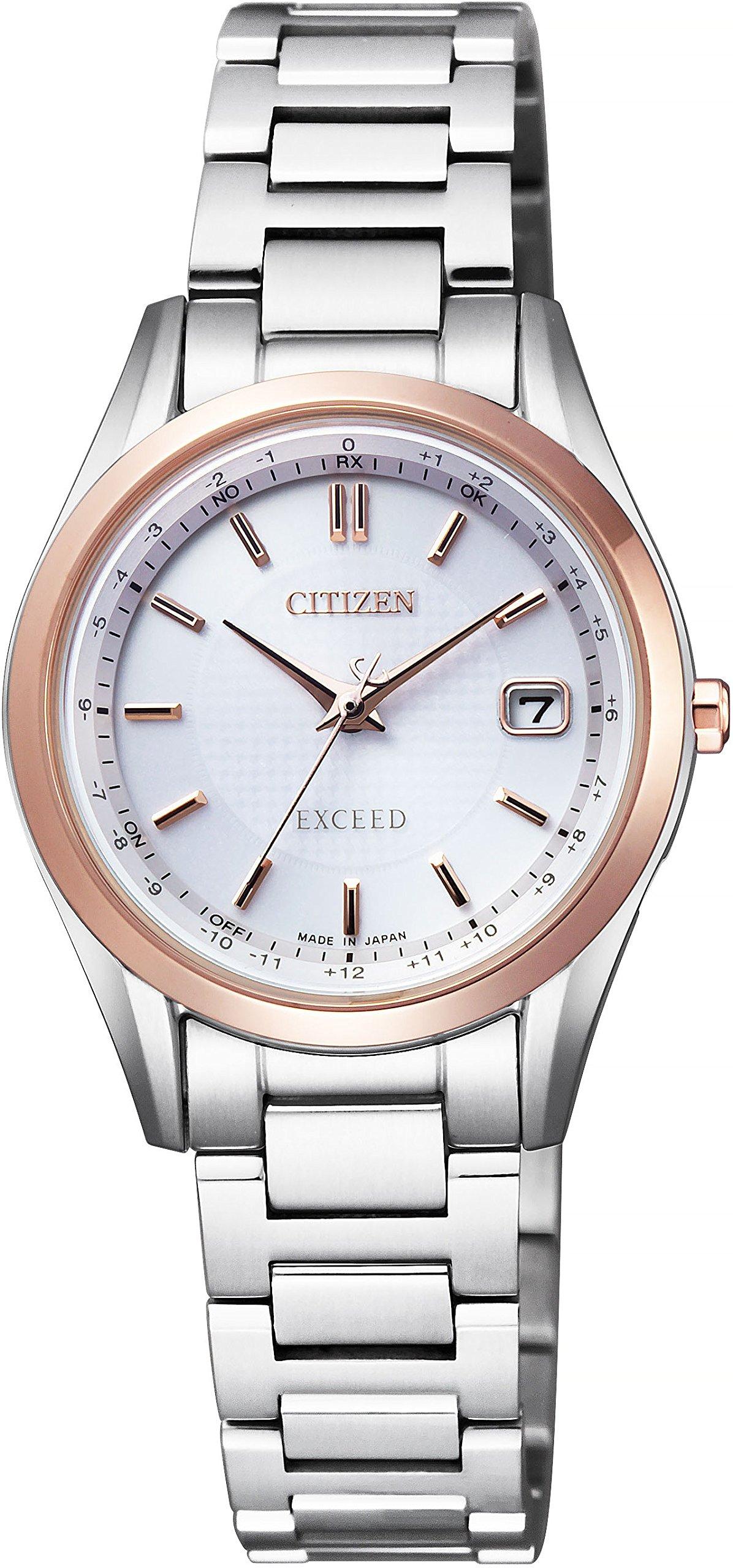 

Пара радіогодинників Exceed [Citizen] Eco-Drive ES9374-53A для жінок
