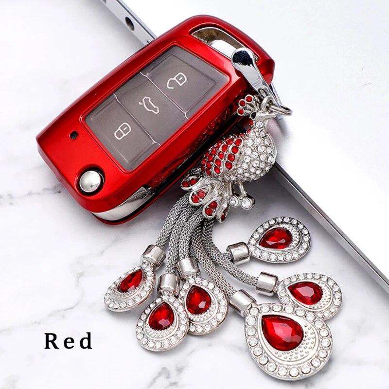 Funda de TPU para llave de coche, Protector de carcasa suave para Volkswagen, VW, Golf 7, MK7, Tiguan, Skoda Octavia, kodioq, Karoq