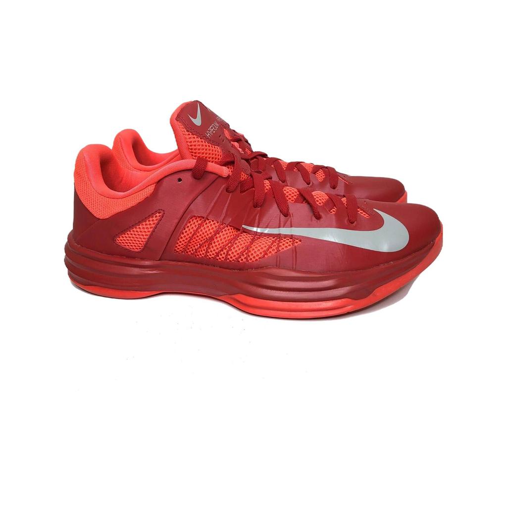 Nike Hyperdunk 2012 Low Red Crimson Men Sneakers University-Red Start-Grey Bright-Crimson 554671-600