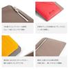 MALTA Fragment Case, Inner Card Case, Slim Mini Wallet for Women, Cowhide Leather, Large Capacity, Slim Coin Purse, Smart Wallet, YellowGray