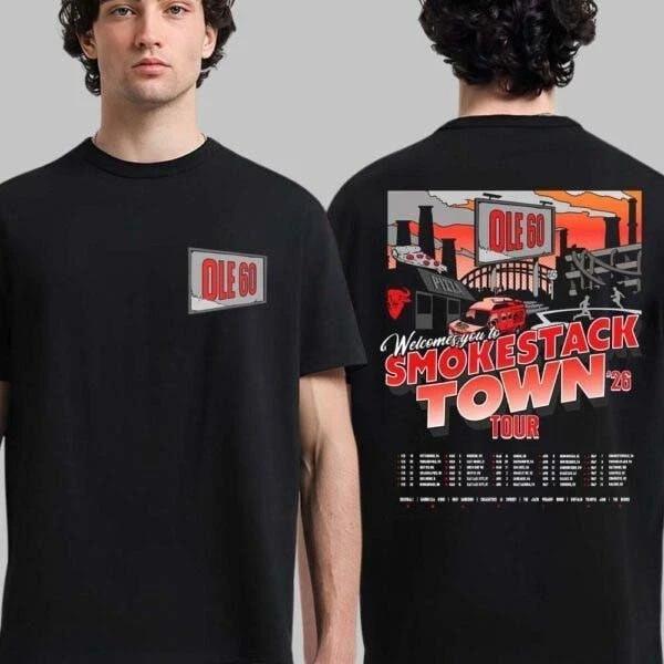 

Ole 60 Smokestack Town Tour 2026 TShirt Unisex T-Shirt M